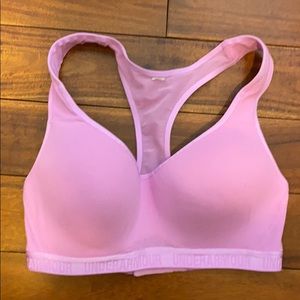 Pink Under Armour Sports Bra
